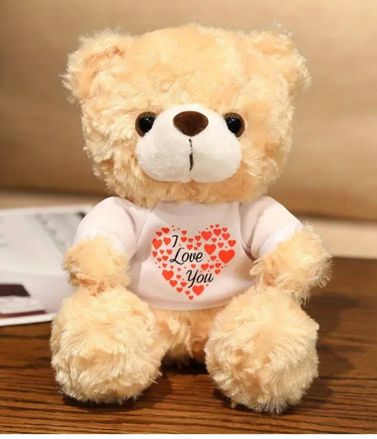 Valentines bear plush